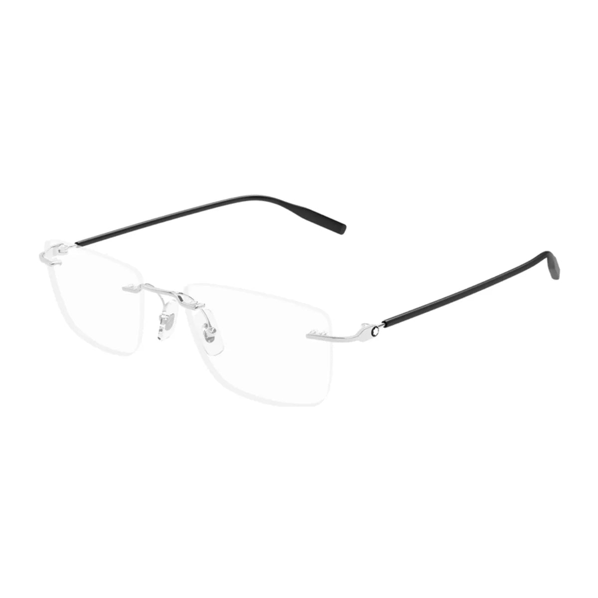 Mont Blanc optical frame MB0431O 002 square shape men rim less prescription glasses at optorium