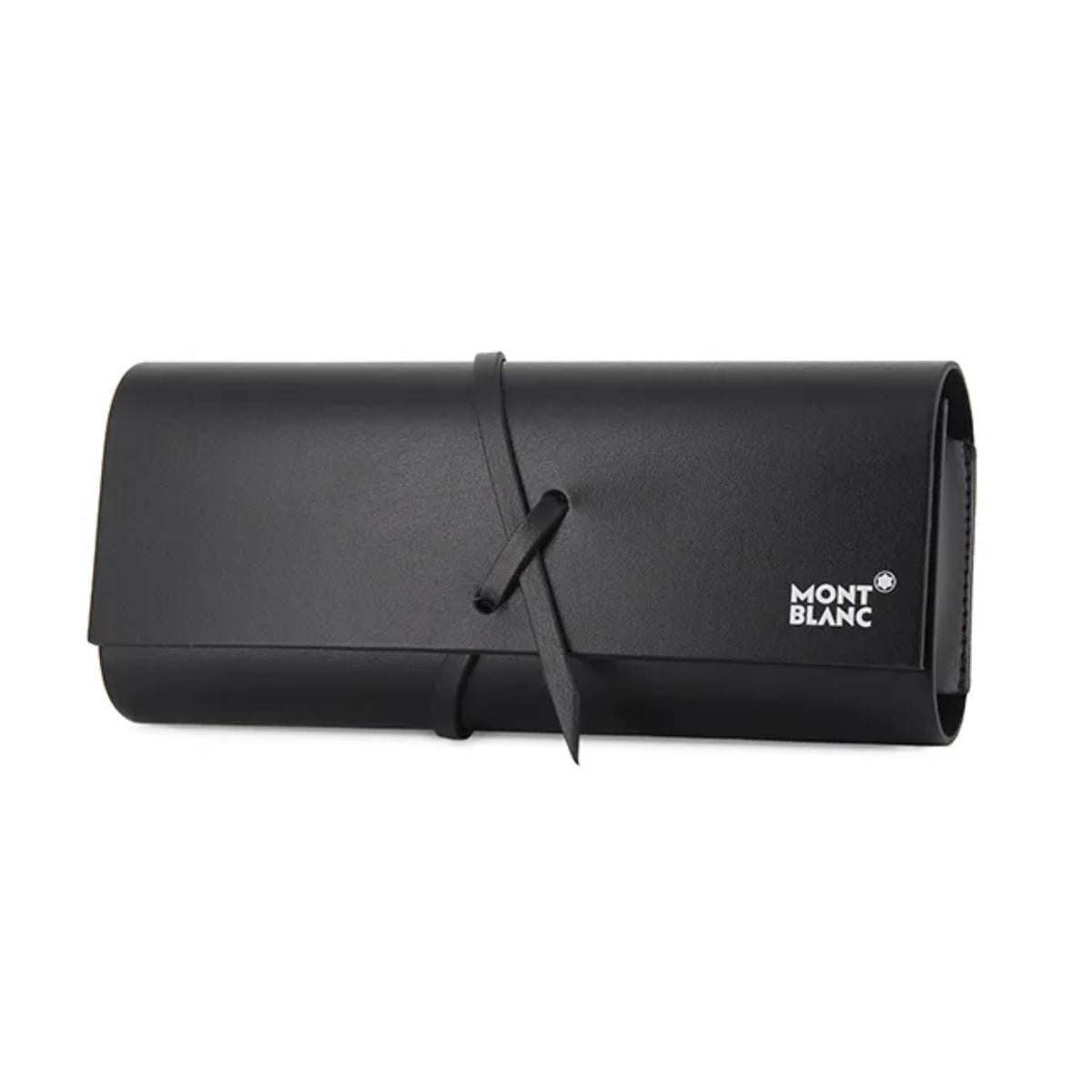 "Stylish Mont Blanc 0303 002 Sunglass for Men with blue UV protection lenses. Gun metal and bio nylon frame for a sleek look."