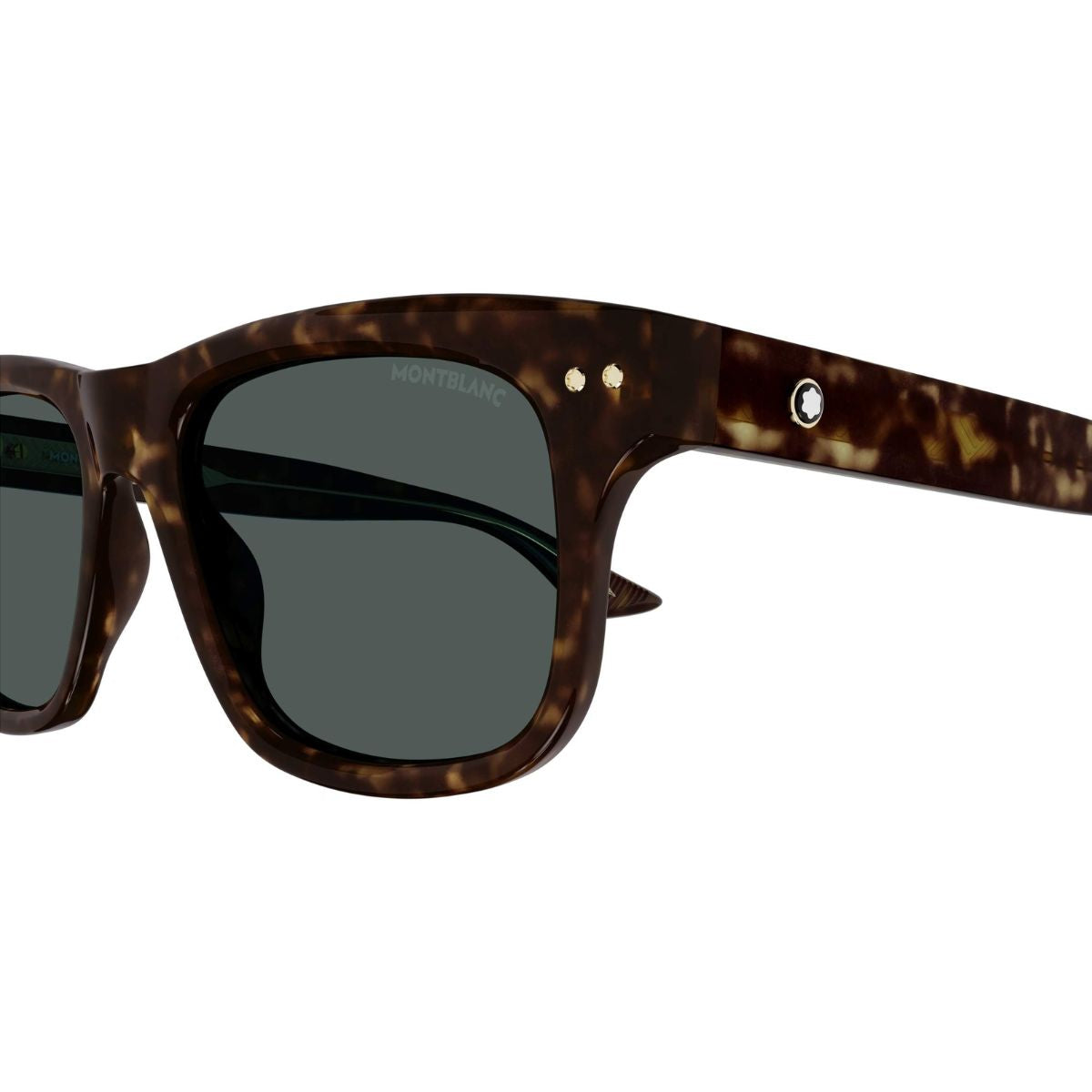 "Buy Stylish Mont Blanc Havana Square Sunglasses For Mens At Optorium"
