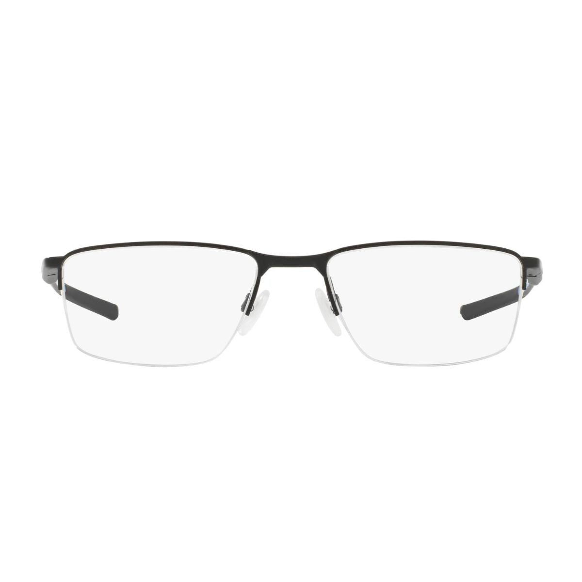 "Oakley 5118 0153 men's rimless rectangle eyewear blends style and durability, online at Optorium."