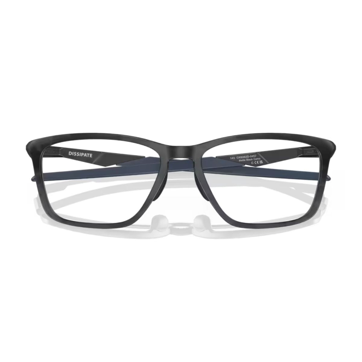 "Oakley Dissipate OX 8062D 0455 rectangle frame, matte black color online at optorium."
