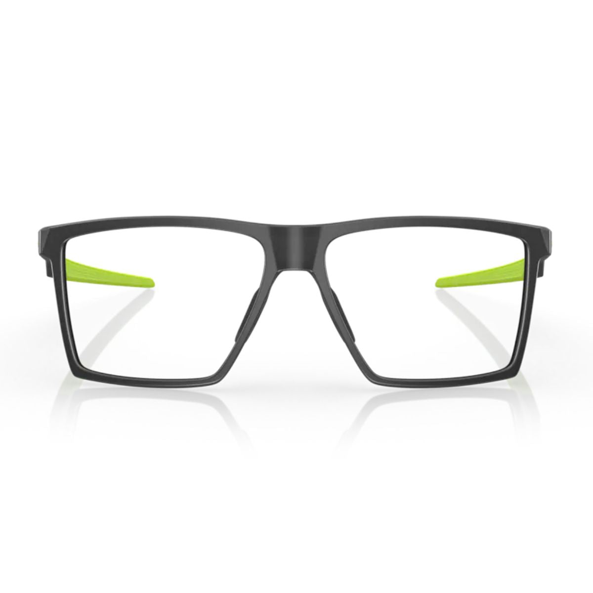 "Oakley Futurity OX 8052 0255 satin grey smoke eyeglasses frame, lightweight and stylish online at Optorium."