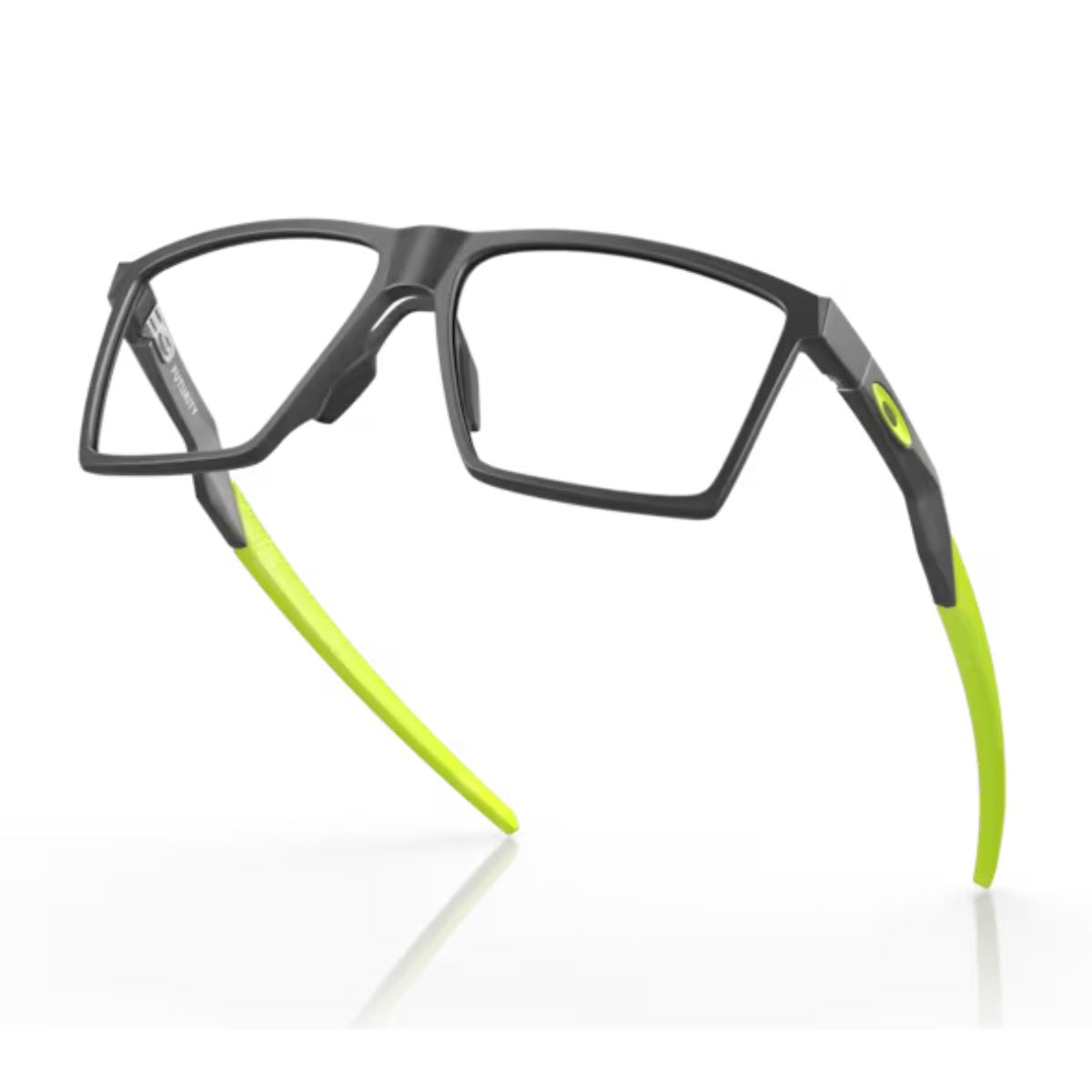 "Stylish Oakley Futurity OX 8052 0255 grey smoke eyeglasses frame, lightweight design online at Optorium."