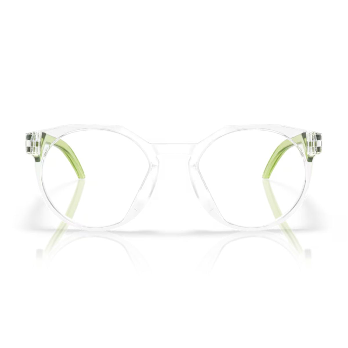 "Oakley HSTN 8139 0750 round eyeglasses for men, low bridge fit, O Matter™ online at Optorium."