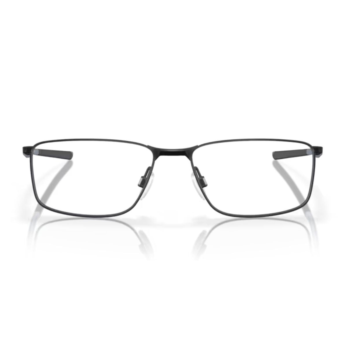 "Oakley Socket 5.0 OX 3217 1655 satin black rectangle eyeglasses frame online at optorium."