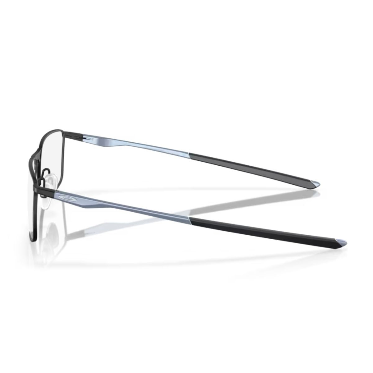 "Oakley Socket 5.0 OX 3217 1655 satin black rectangle eyeglasses frame online at optorium."