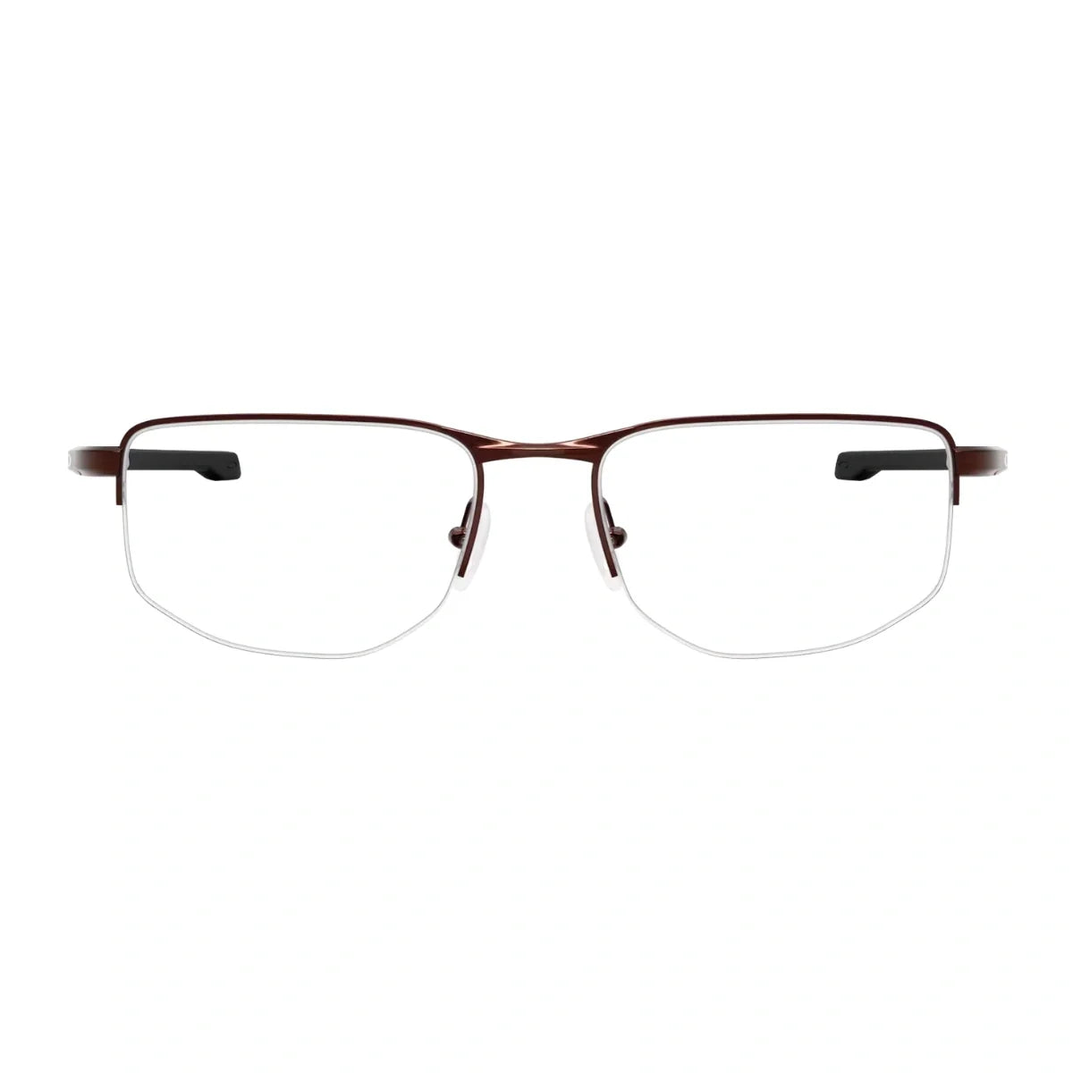 Oakley Addams 0.5 Frame OX3035 04 half rim rectangle eyeglasses at Optorium
