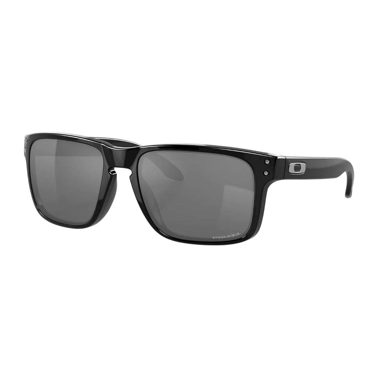 Shop Oakley sunglasses India with Oakley HOLBROOK OO9102 E155 polished black color sunglasses, square shape men's Oakley shades with modern sports style optorium.