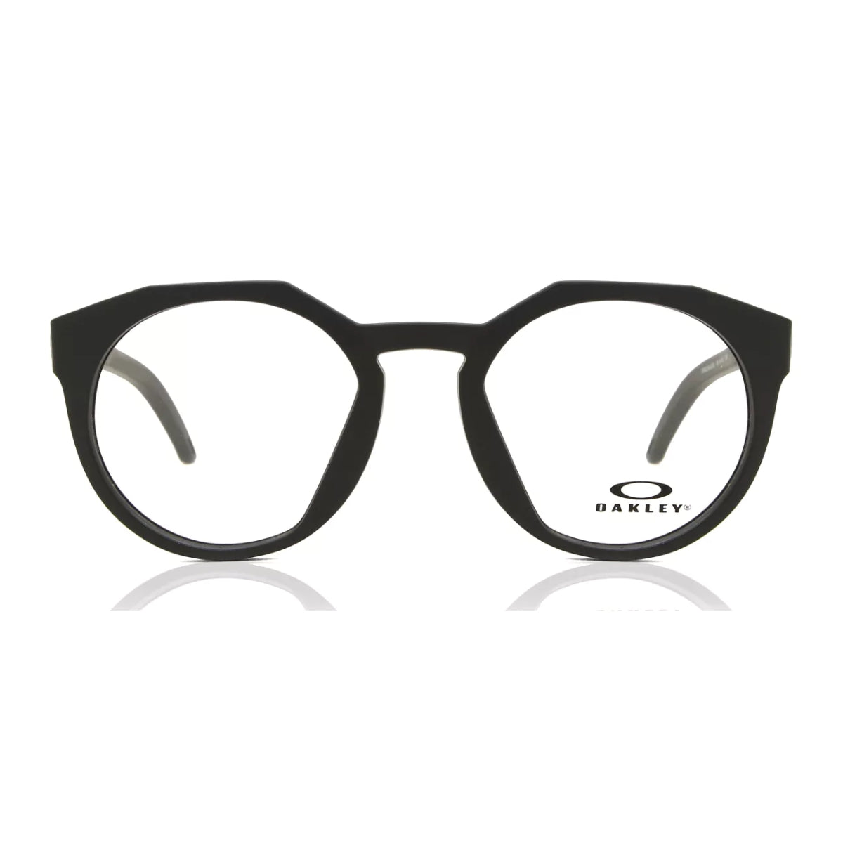 "Oakley frame HSTN OX8139 0150 full rim round black eyeglasses for men – Optorium"