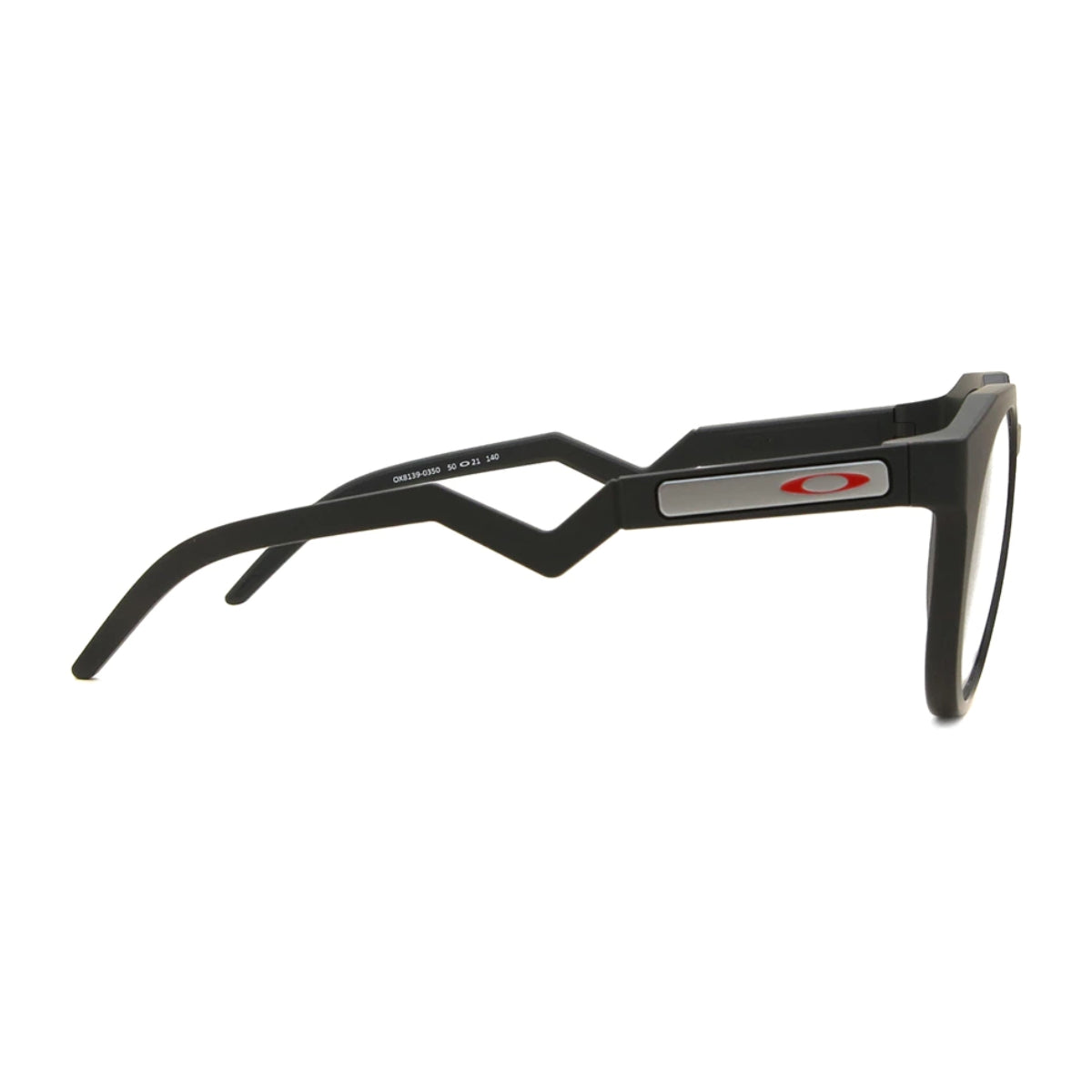 "Stylish Oakley optical frame HSTN HSTN OX8139 0150 full rim round eyeglass frame for men – black finish – Optorium"