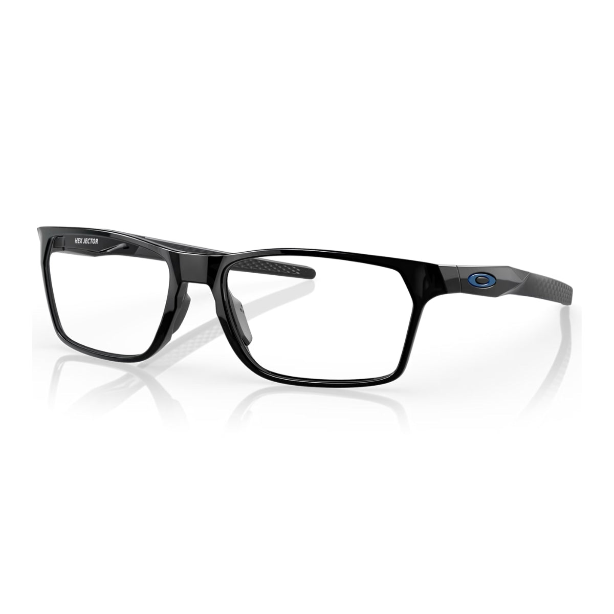 "Men’s Oakley Hex Jector eyewear OX8032 0455 durable O Matter frame with nose pads and sporty rectangular shape – Optorium"