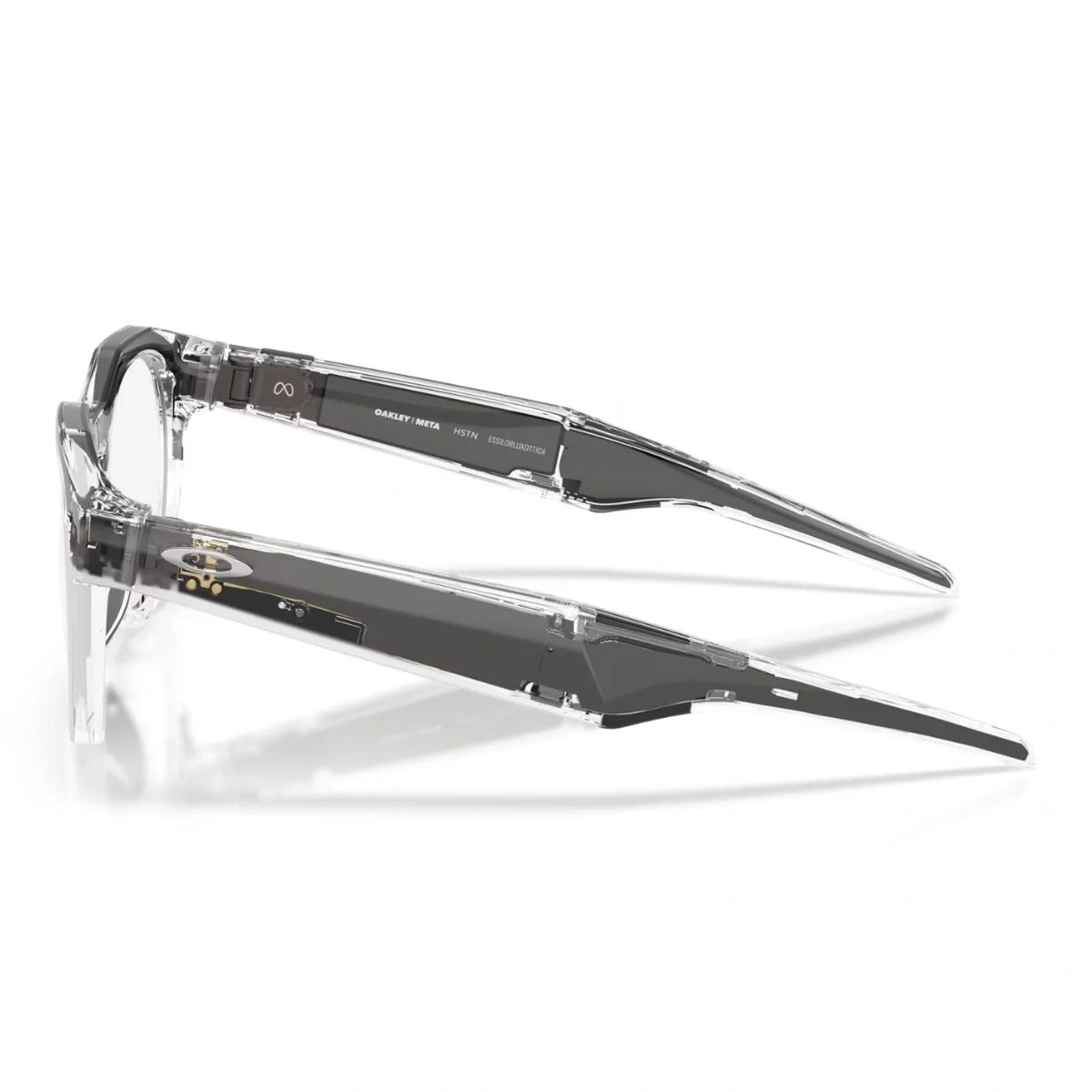 Oakley Meta AI sports glasses with clear frame HSTN design, buy Oakley Meta online Optorium India