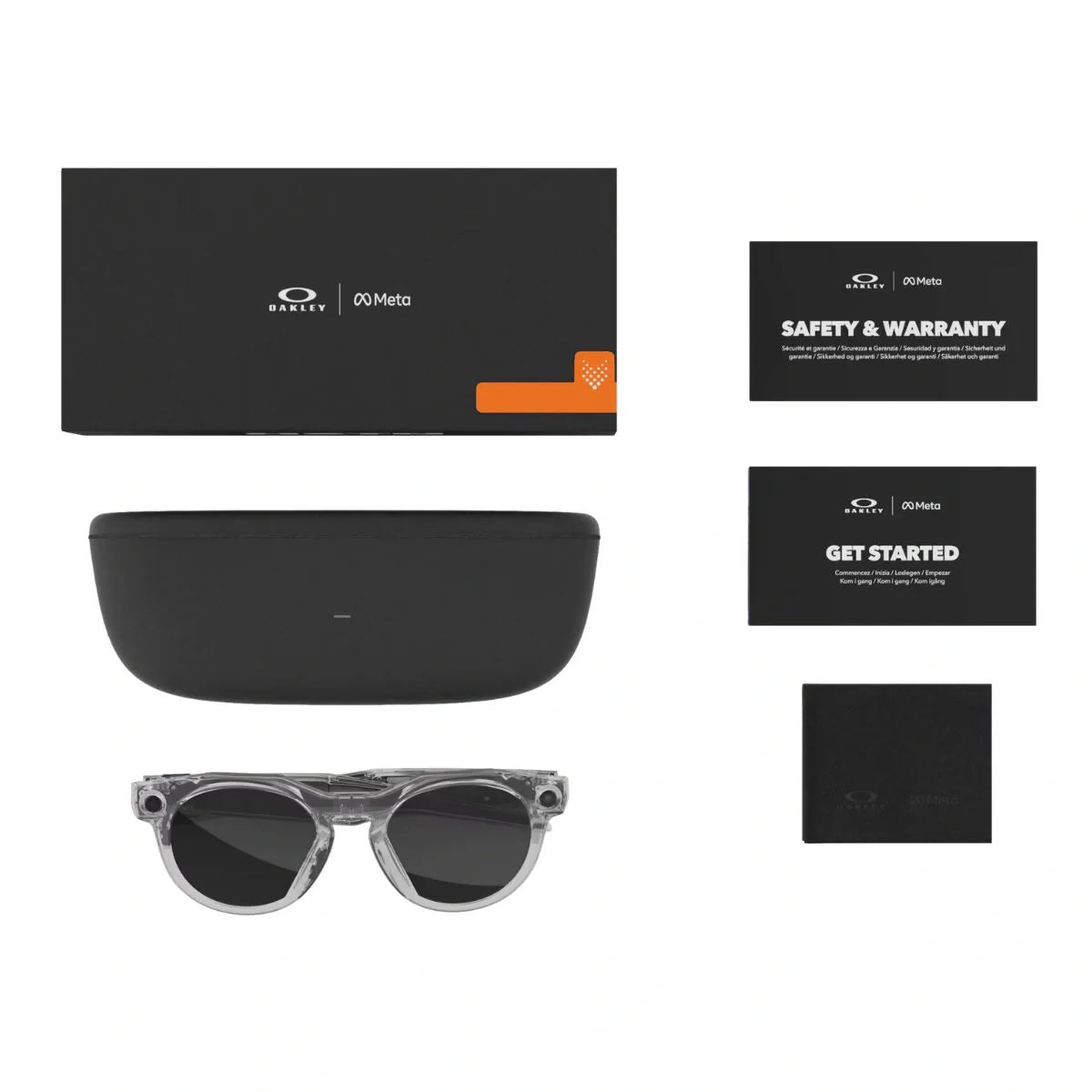 Oakley Meta HSTN 0W8002 clear frame AI glasses, Oakley Meta Optorium Online India