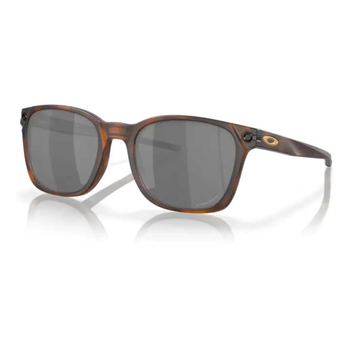 Stylish Oakley OO9018 1855 sunglasses for men with a matte brown tortoise finish and lightweight comfort, perfect for all-day wear. Find yours at Optorium.
