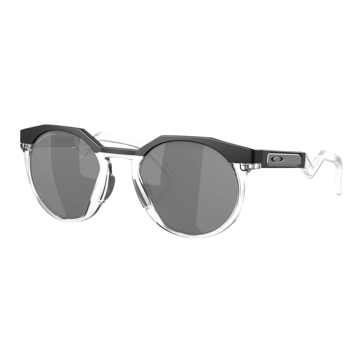 Discover men's oakley sunglasses with the Oakley Sunglass HSTN OO9242 0552 round shape design in matte black & crystal color. These polarised oakley sunglasses deliver clarity, comfort, and performance. optorium