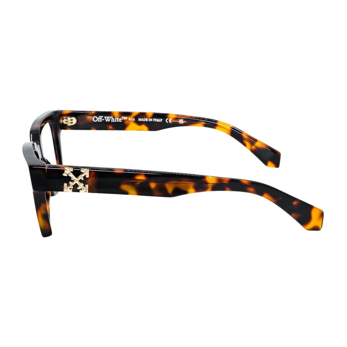 Off White OERJ08O 6000 stylish unisex optical frame featuring Havana colour and square full-frame design