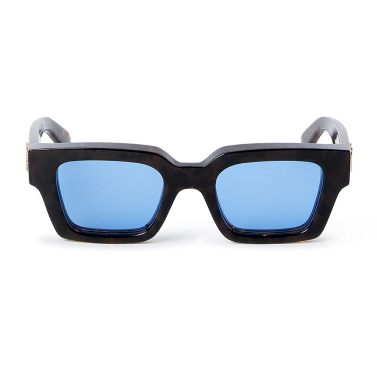 Top Off White Frame OERI008 6045M featuring square Havana sunglasses with UV protection for men & women. Discover premium Off White eyewear only at Optorium.