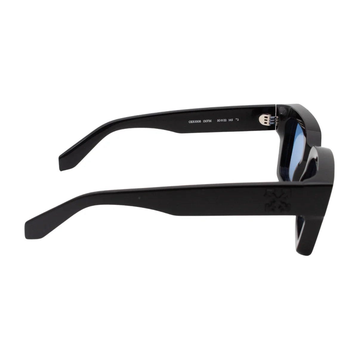 Authentic Off White OERI008 1307M black full-frame square sunglasses – buy luxury off white eyewear online at Optorium