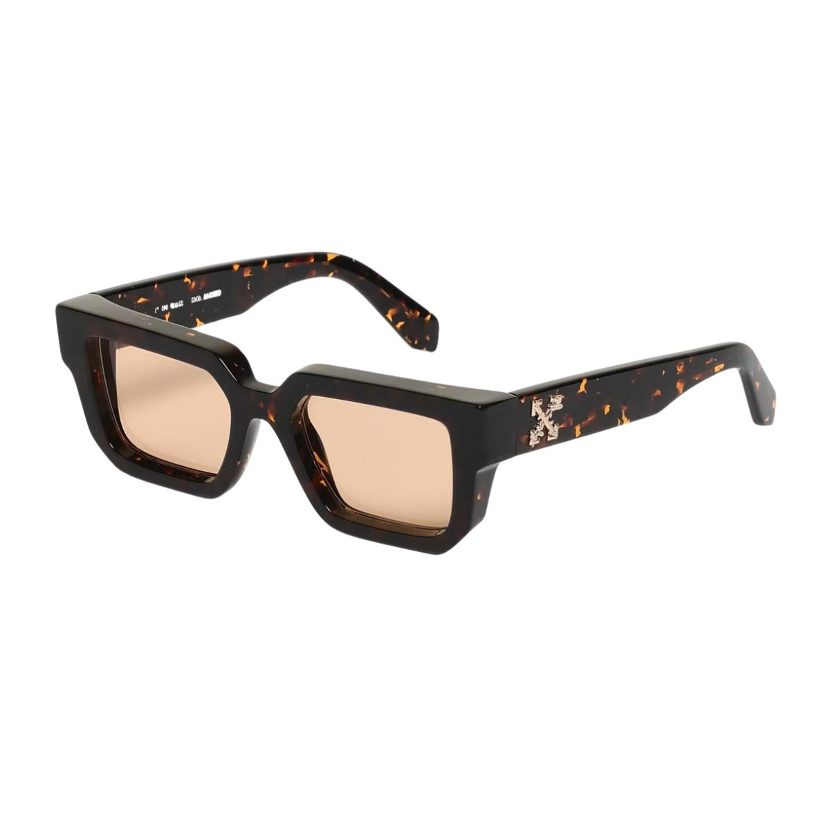 Luxury Off White Sunglasses for Men & Women, crafted with a Havana frame for a bold look and UV protection for eye safety. Get the best Off White Eyewear now at Optorium.