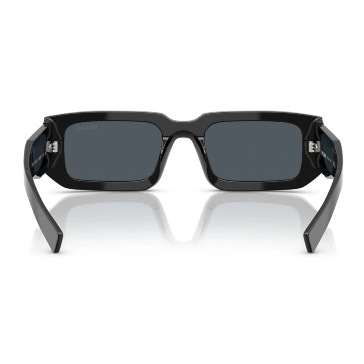 Premium Prada eyewear rectangle shape clean black finish look