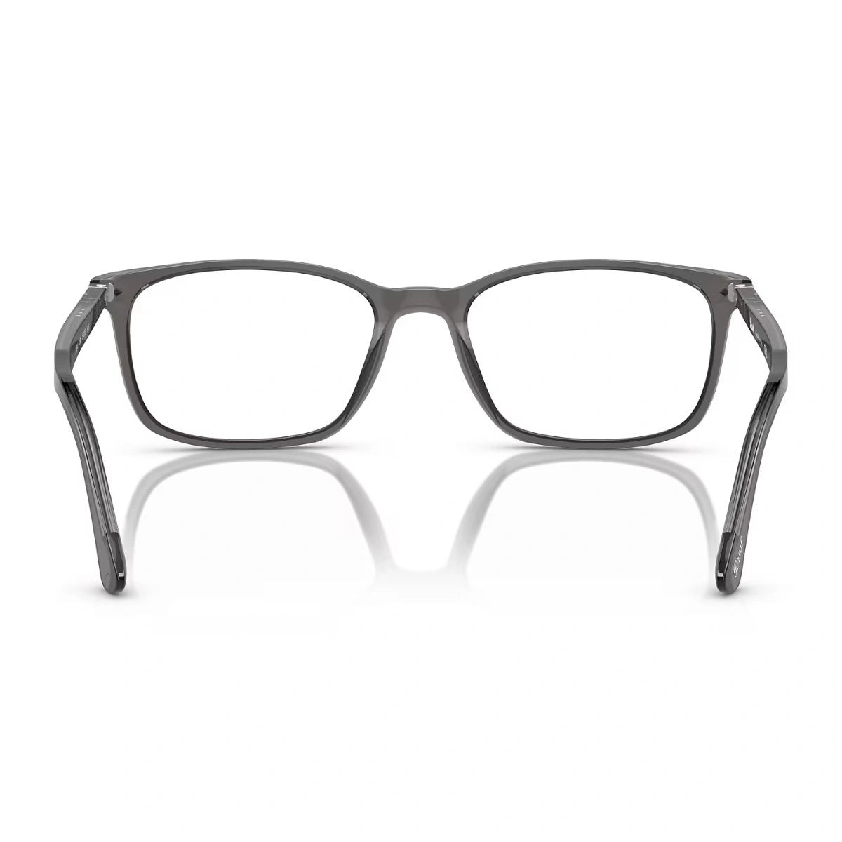 Persol transparent grey full frame 3189-V 1196 premium mens eyeglasses