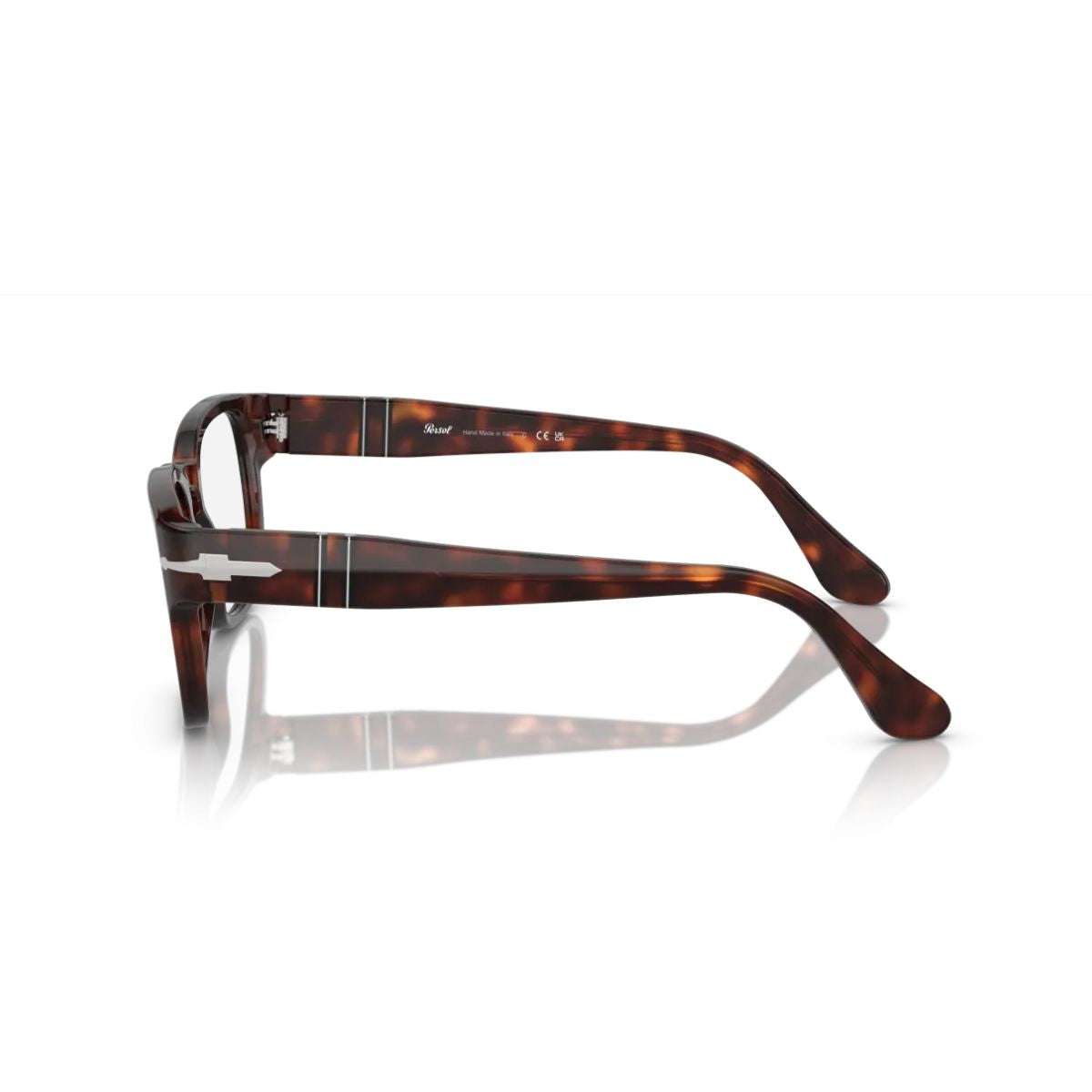 Persol PO3334-V 24 fashionable Havana square eyeglasses, lightweight and stylish for men & women – available online at Optorium.