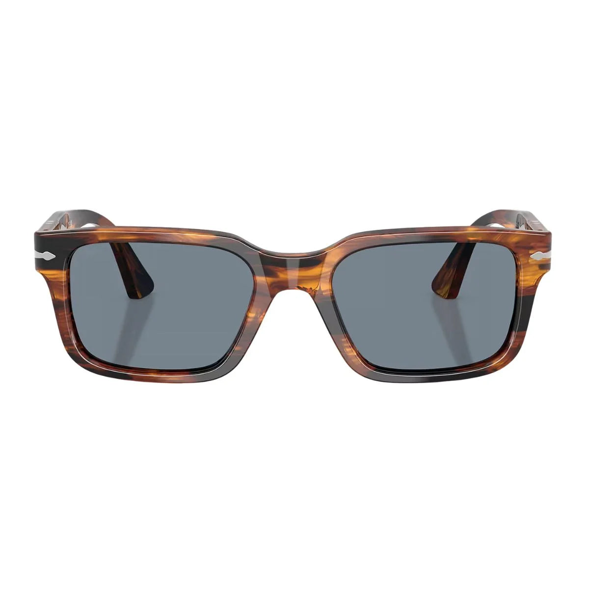 Persol 3272 1235/56 striped black & brown sunglasses with premium acetate frame and UV protection lenses, luxury designer eyewear for men and women optorium.