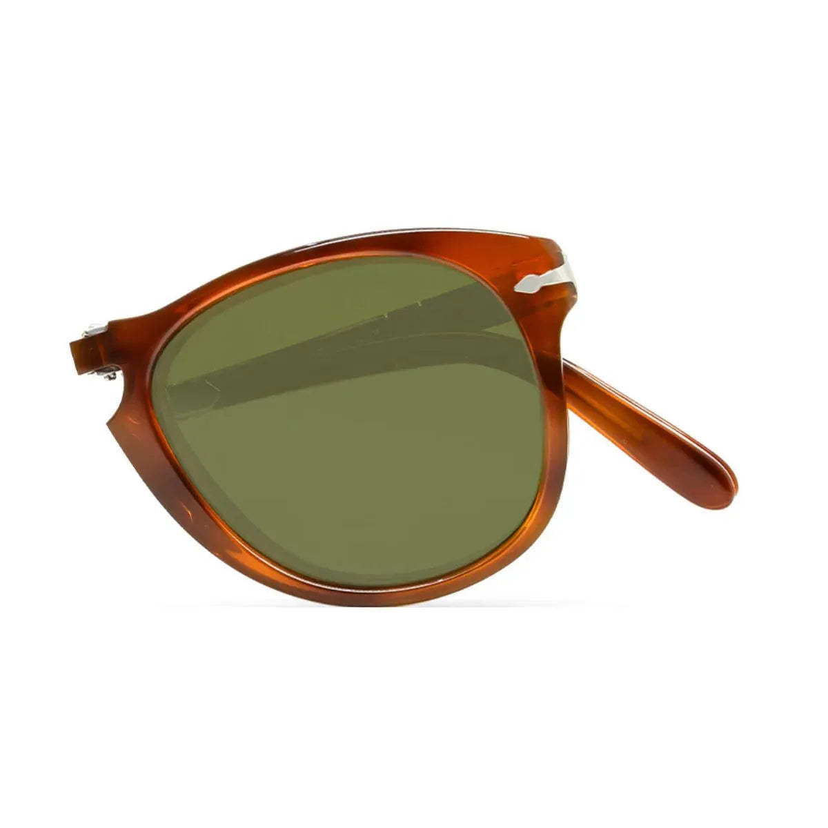 Persol 714-S-M brown polarized folding luxury sunglasses