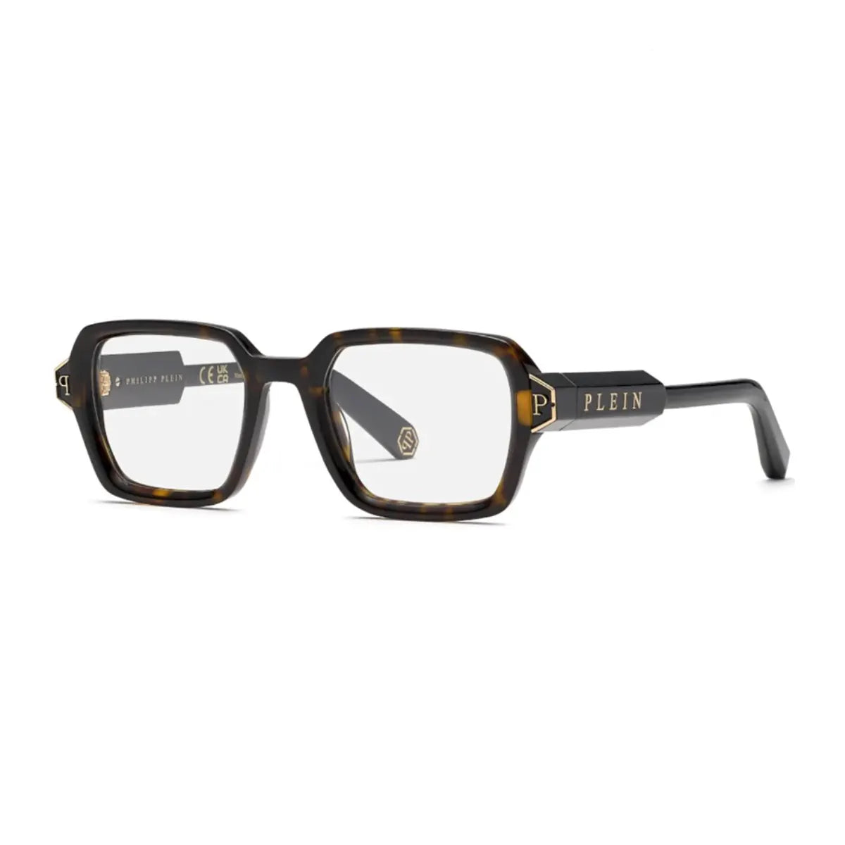 Philipp Plein prescription eyewear VPP155 0722 Havana square shape acetate frame for women Optorium