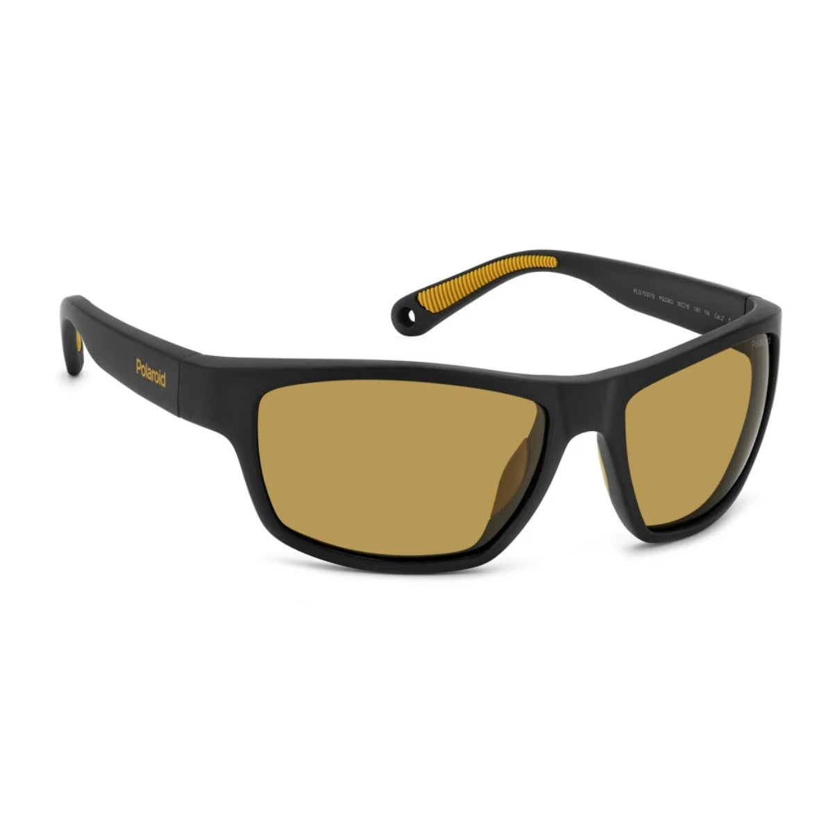 Polaroid 7037/S PGCMU sunglasses — men’s polarized eyewear with modern rectangle frame and gradient grey lenses. UV protection with style at Optorium.