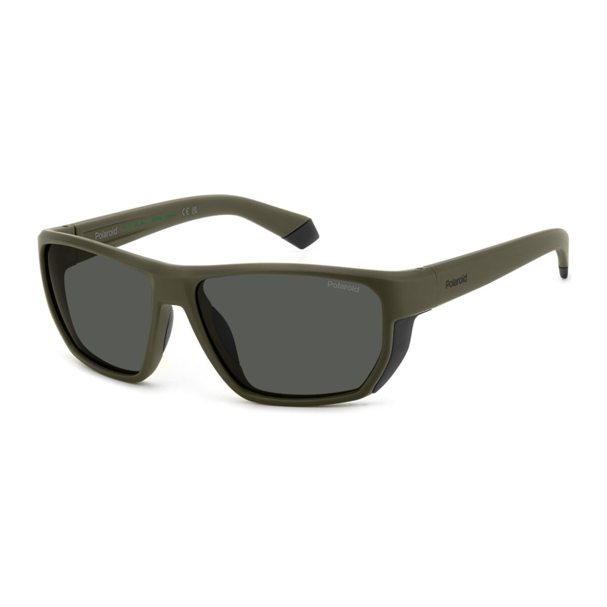 "Front view of Polaroid sunglasses PLD 7057/S DLDM9 showcasing modern matte finish and lightweight polarized design. Buy online at Optorium."