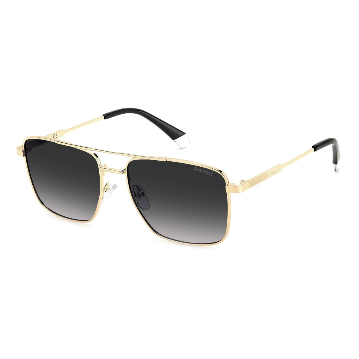 "Buy Stylish Polaroid Square Metal Sunglass For Men At Optorium"