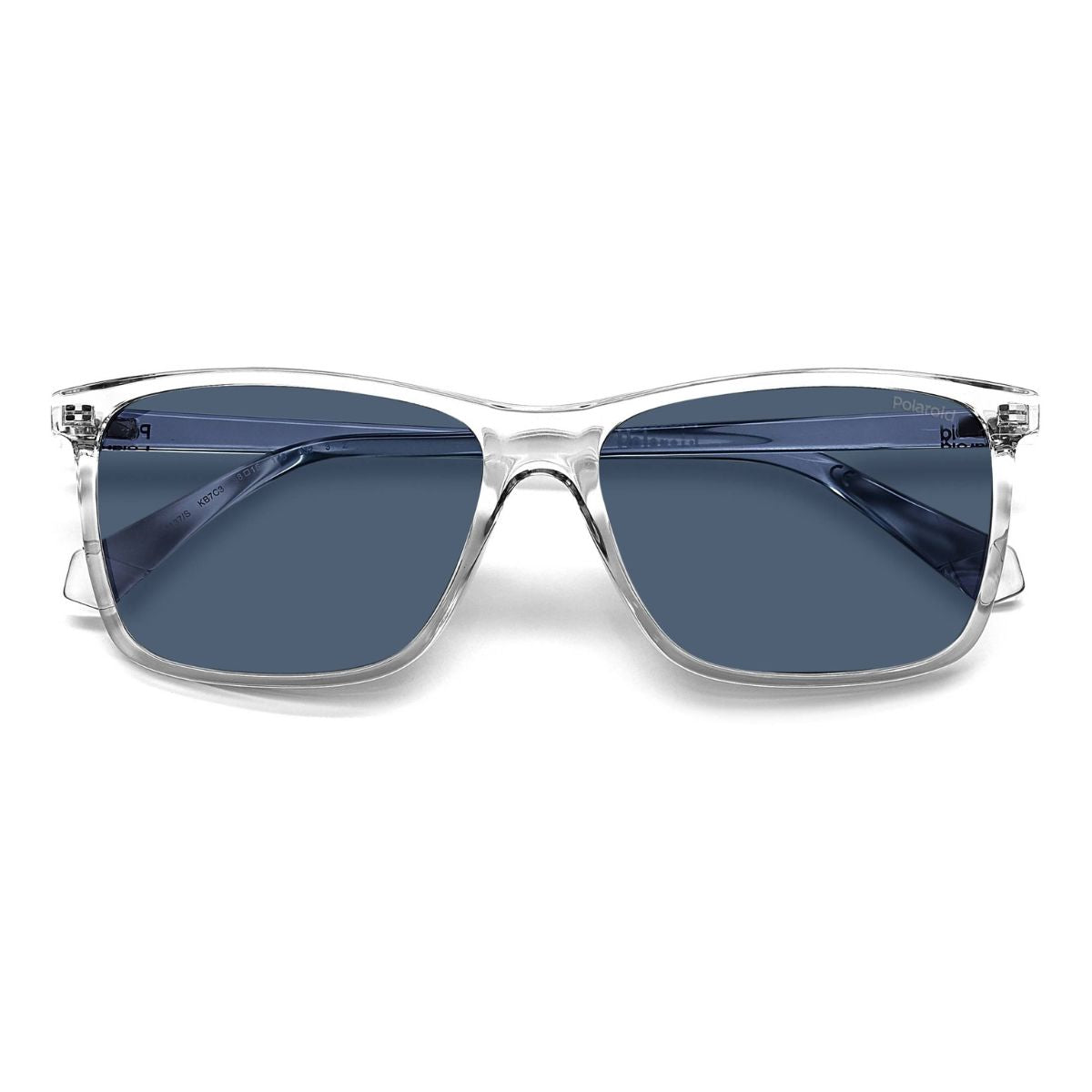 "Buy Online Polaroid 4137 KB7C3 Square Polarized Sunglass Stylish Light Weight Eyewear at Optorium"