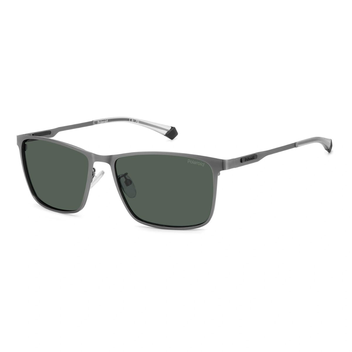 "Polaroid PLD 2158 R80UC stylish men's polarized lightweight rectangular sunglasses available online at Optorium"