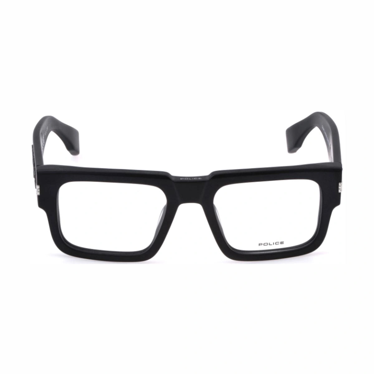 Police VPLP18K 0703 full rim optical frame temple detail