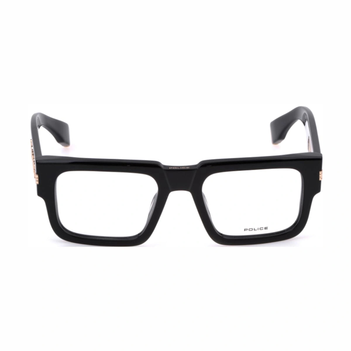 Men's Police VPLP18K Black Optical Frame Premium Full Rim Eyeglasses