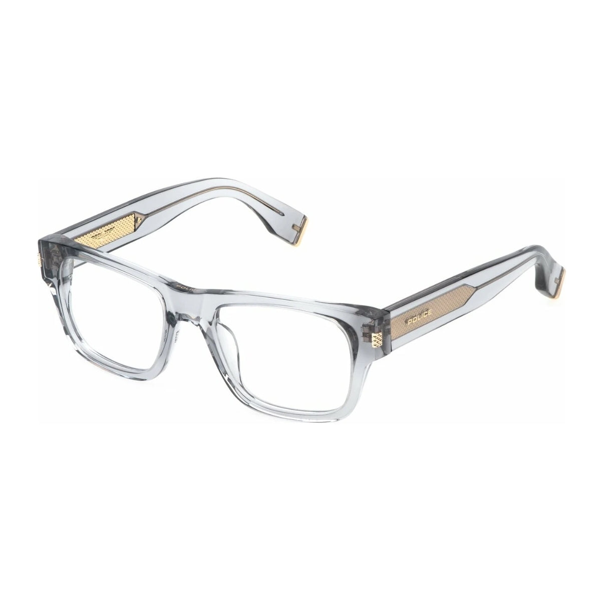 "Branded Police eyewear VPLP19K 04G0, premium acetate glasses frame with sleek temples and lightweight design โ Optorium"