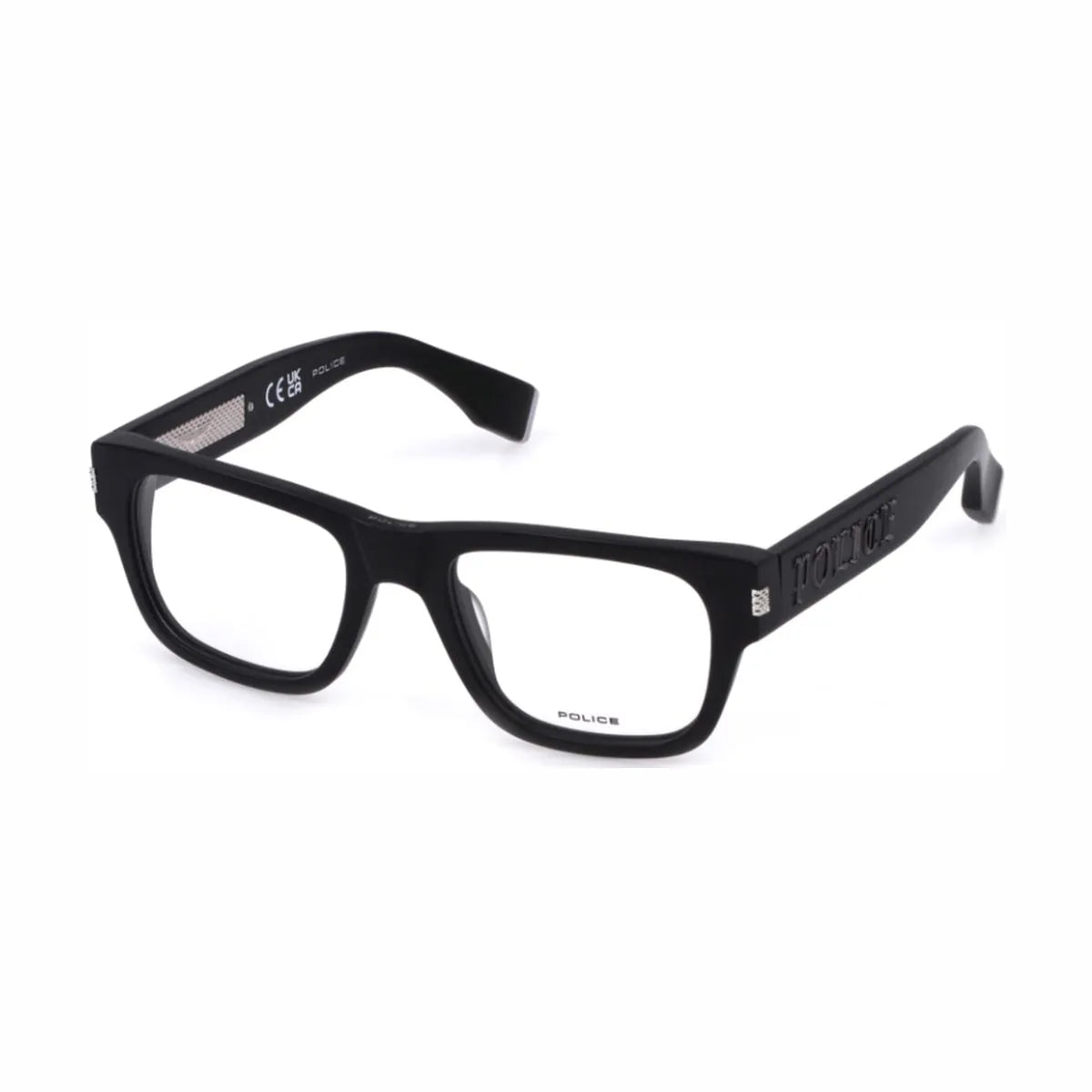 Police VPLP19K 0703 men spectacle frame hinge and temple