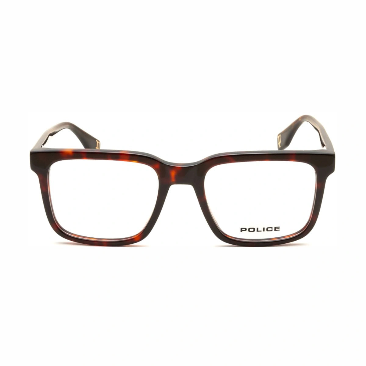 Police men optical frame VPLV87K 0745 resting flat product layout