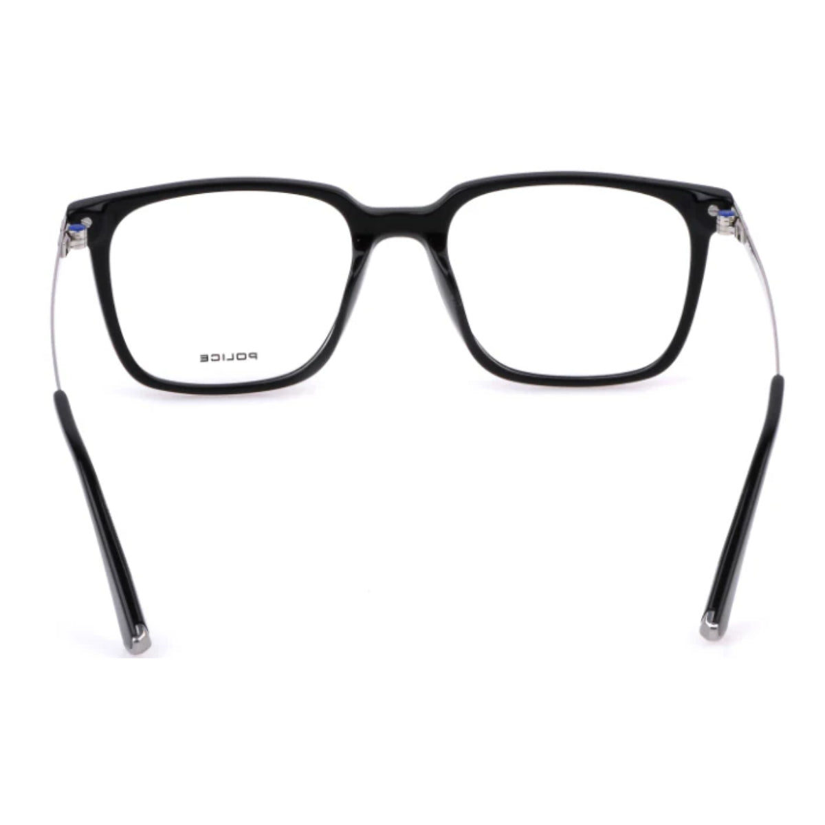 "Police black eyeglass frame Tailwind Pro2 VPLP15K 0700, stylish acetate eyewear for men’s formal and casual fashion – Optorium"