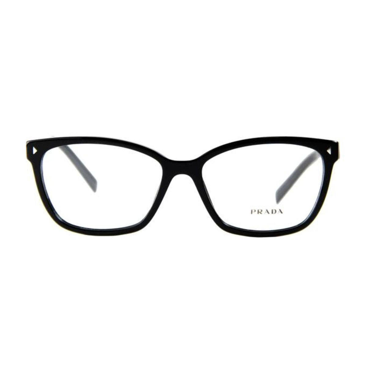 "Prada VPR 15Z 1AB-1O1 black cat eye frame for women online at Optorium."
