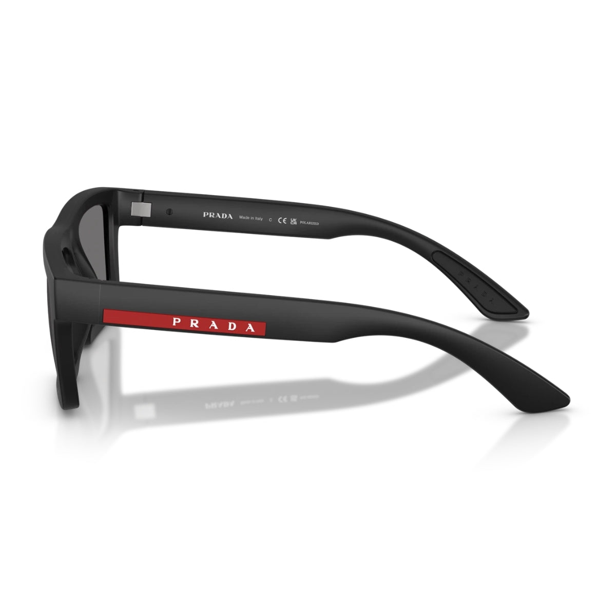 "Prada Polarized Sunglasses SPS A07 1BO – Premium Linea Rossa Eyewear for Men"