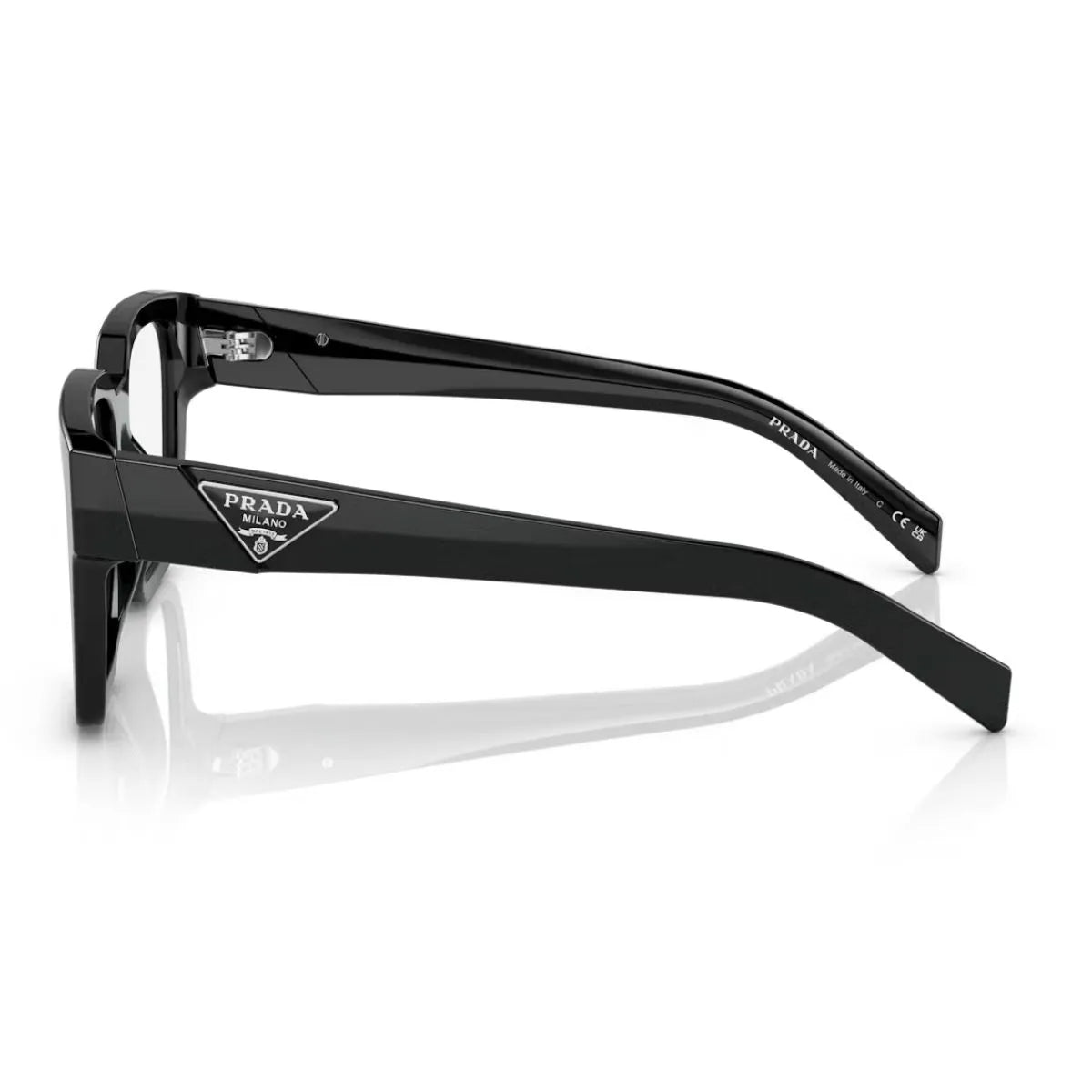 Prada VPR 08Z 1AB-101 black full rim optical frame