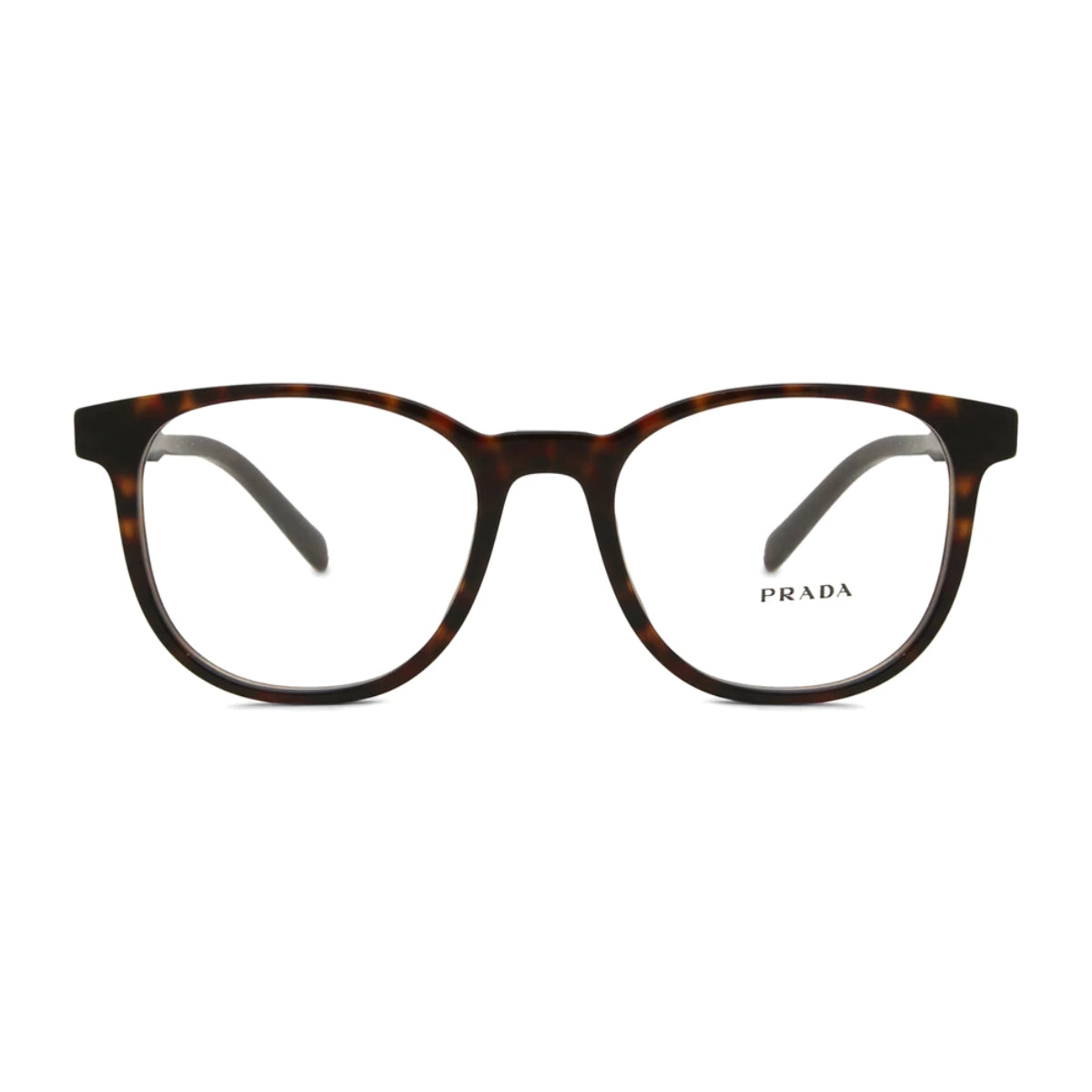 "Prada eyeglass VPR A15 17N-101 with sleek brown tortoise acetate design, premium prada men optical frames for stylish vision correction – Optorium"