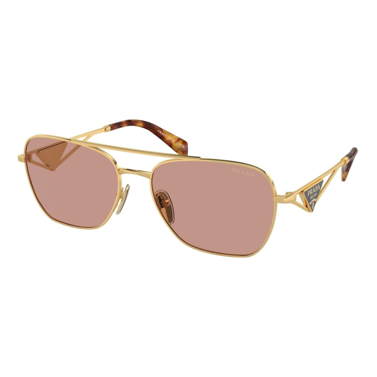 Upgrade with Prada SPR A50 5AK gold sunglasses. UV protection and free shipping in India.