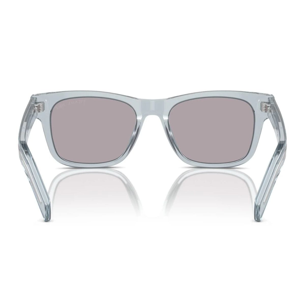 "Optorium's Prada sunglasses, SPR A17 model, square shape, polarized lenses."