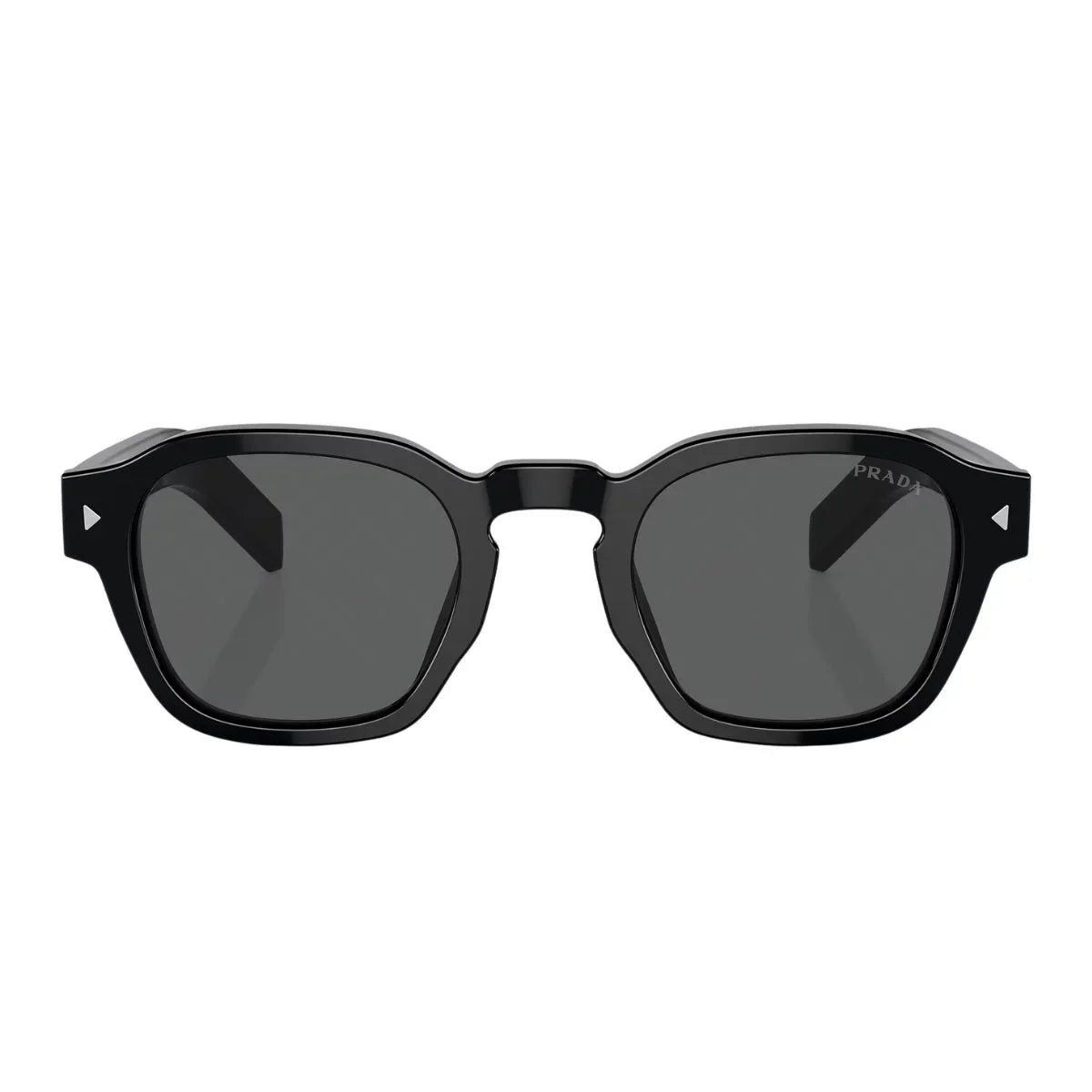 Prada Sunglass SPR A16 16K-731 shiny black square sunglasses with UV protection for women & men, available online in India optorium
