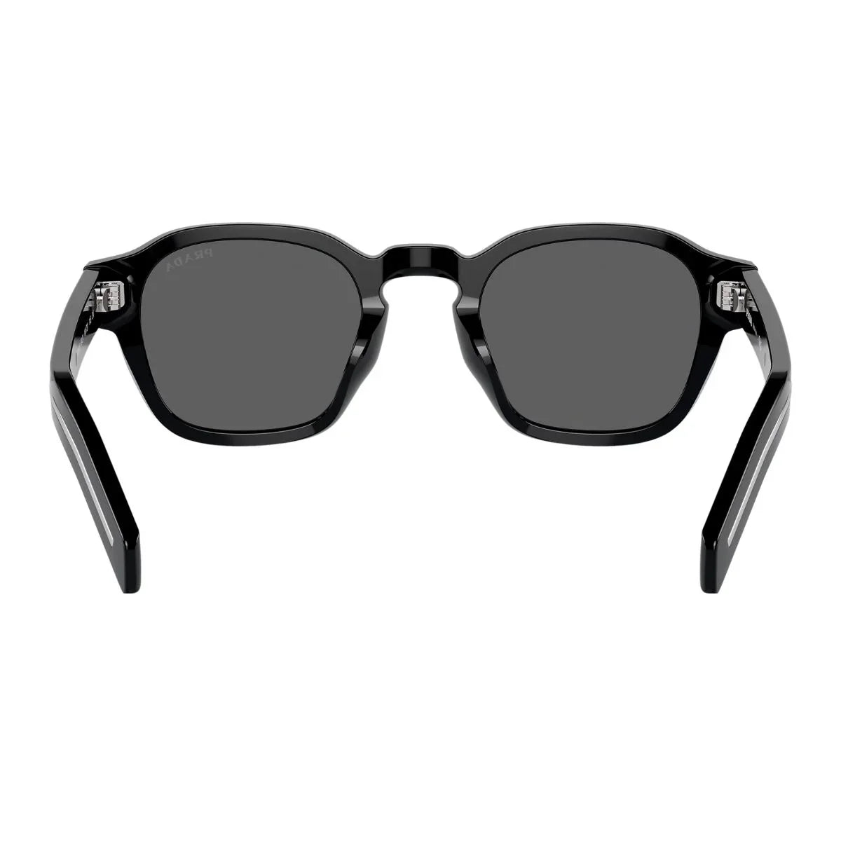 Buy Prada sunglasses SPR A16 16K-731 shiny black square shape with UV protection online India optorium
