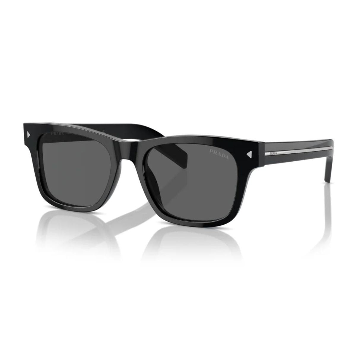 Top-rated Prada Black Sunglasses with UV protection, the perfect blend of fashion and function. Shop exclusive Prada eyewear for men online at Optorium.
