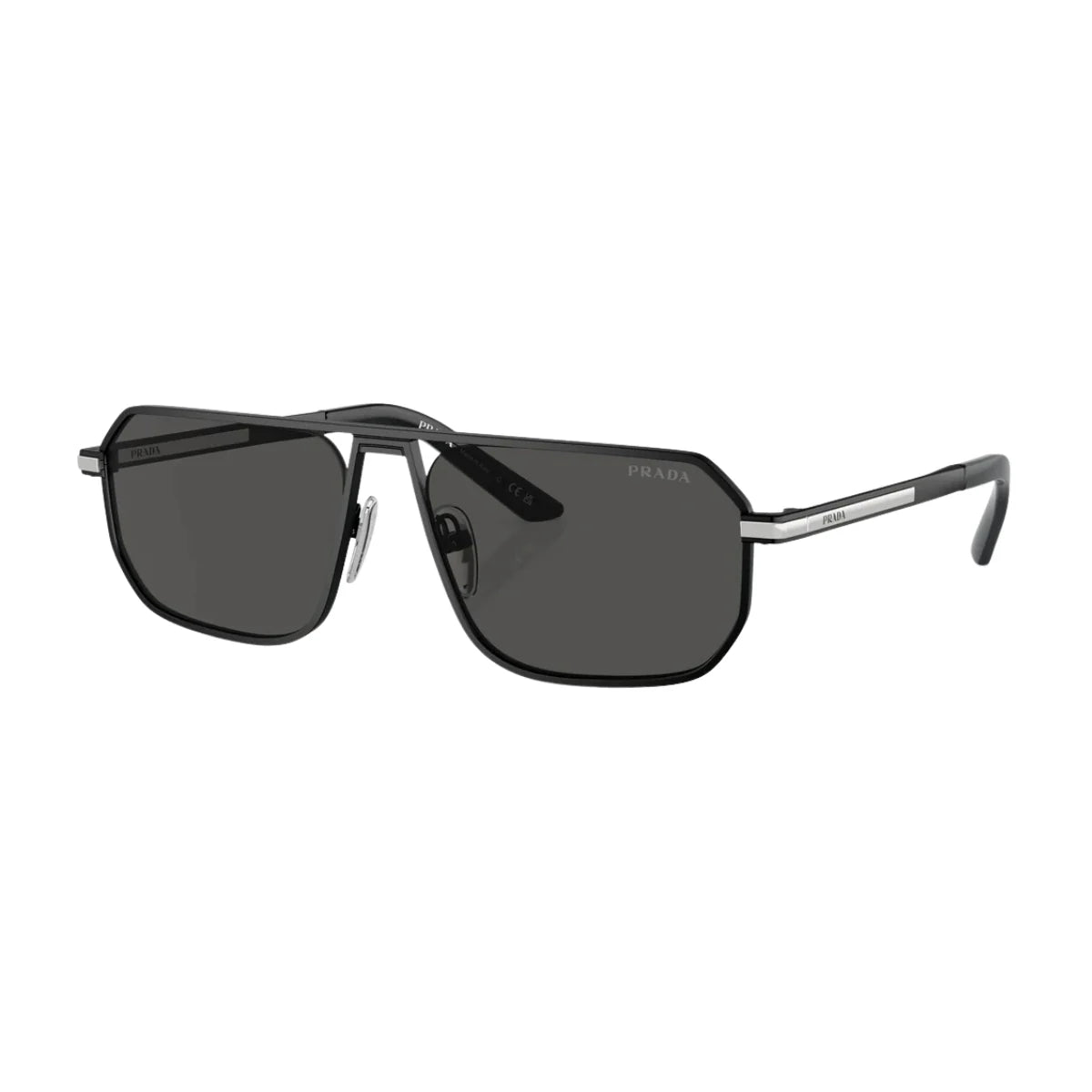 Prada shades SPR A53 1BO 5S0 full frame rectangle sunglasses for men